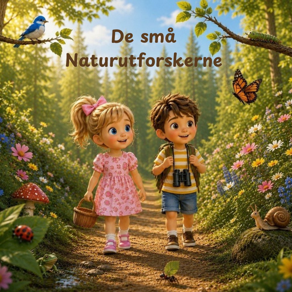 De små naturutforskerne, bokomslag