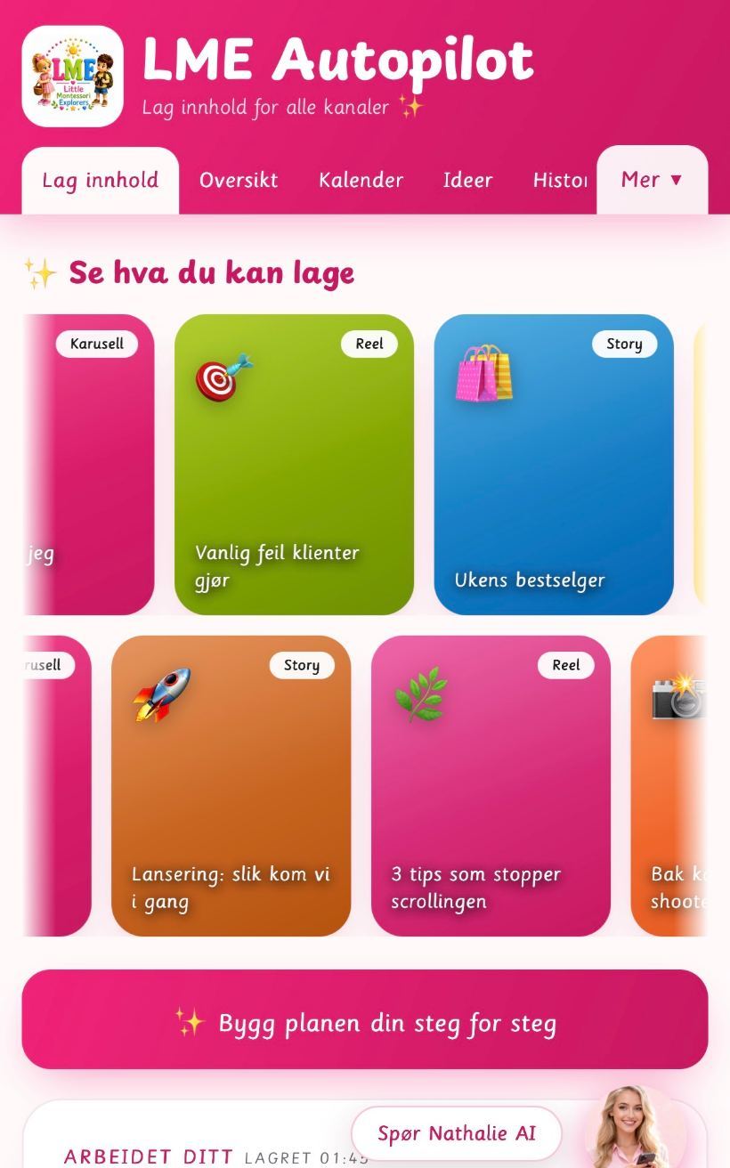 Skjermbilde av LME Autopilot