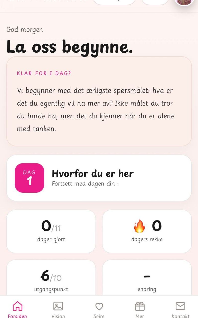 Skjermbilde av LME Momentum