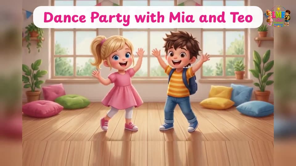 Mia and Teo dancing