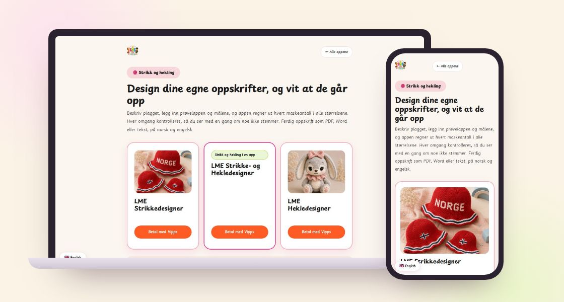 LME Strikke- og Hekledesigner på lmexplorers.com