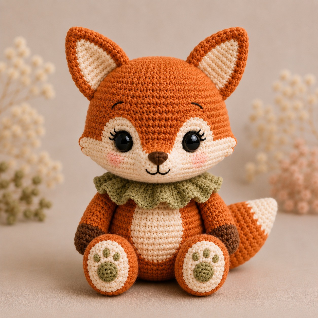 Felix, den lille reven, heklet amigurumi