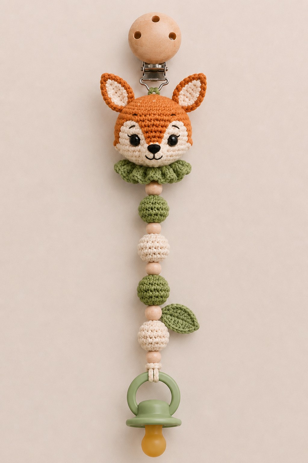 Felix' smokkelenke, heklet amigurumi
