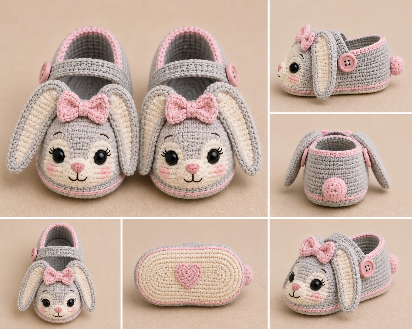Lunas ballerinasko, heklet amigurumi