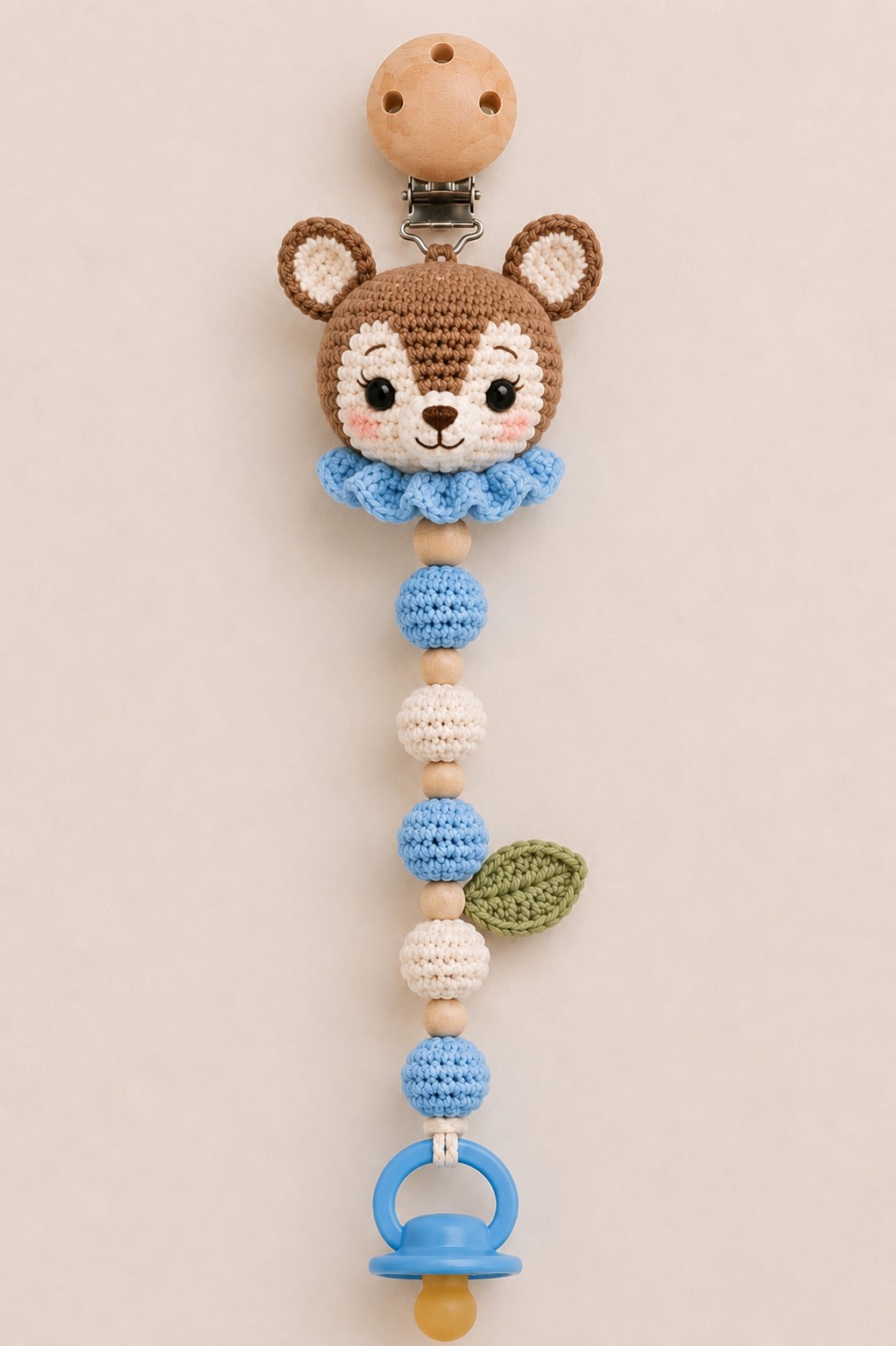 Olivers smokkelenke, heklet amigurumi