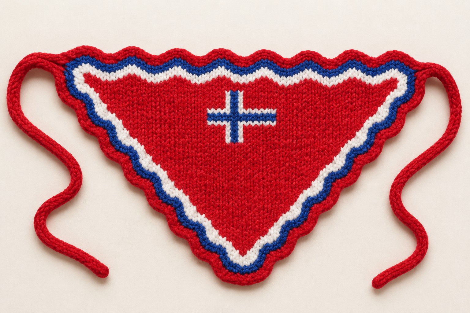 NORGE-skaut barn, heklet